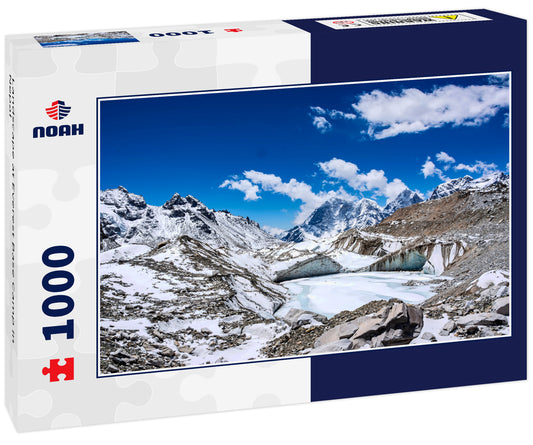 Landscape at Everest Base Camp in Nepal