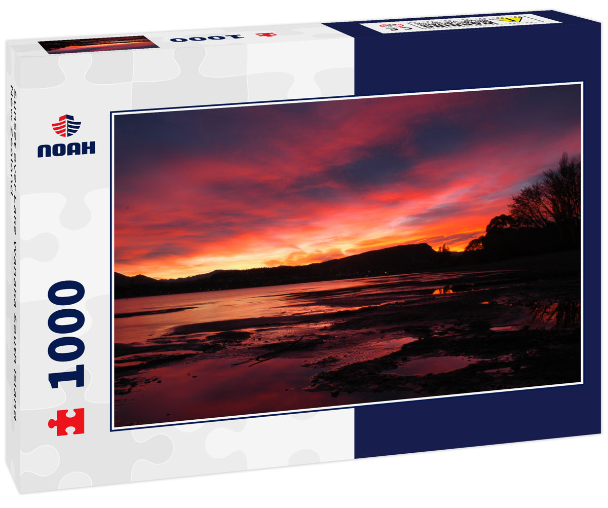 Sunset over Lake Wanaka South Island New Zealand