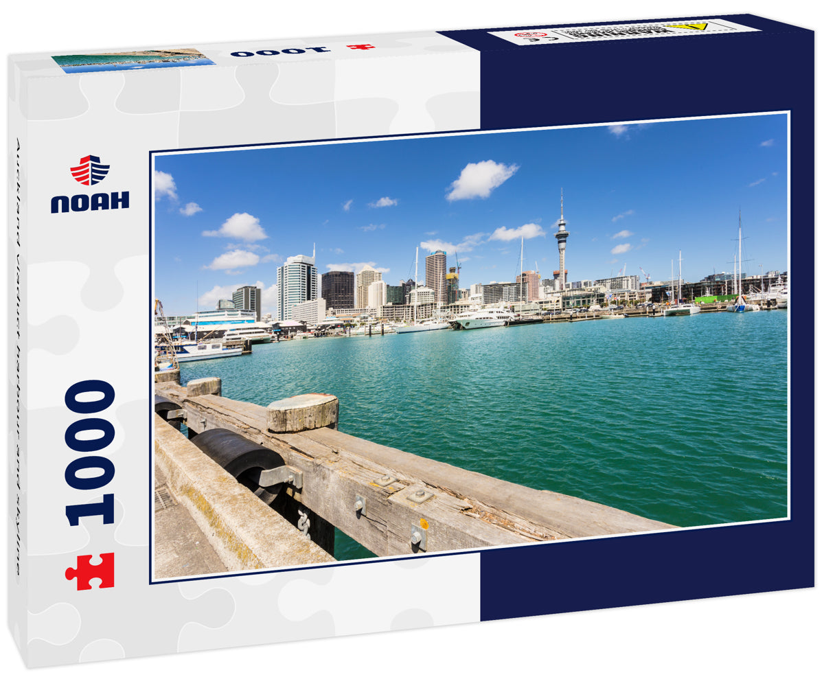Auckland viaduct harbour and skyline