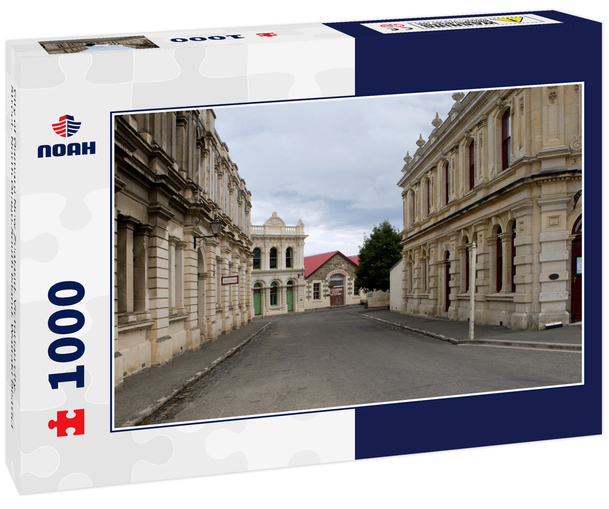 City of Oamaru New Zealand. Victorian city. Street. North Otago.South Island. Waitaki District