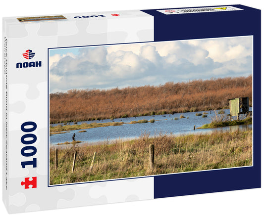 Duck Hunting Blind In New Zealand Lake Wairarapa