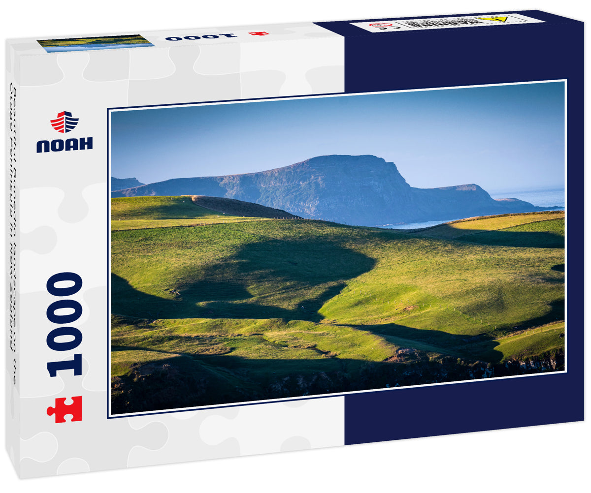 Beautiful Dunedin landscape on the Otago Peninsula in New Zealand