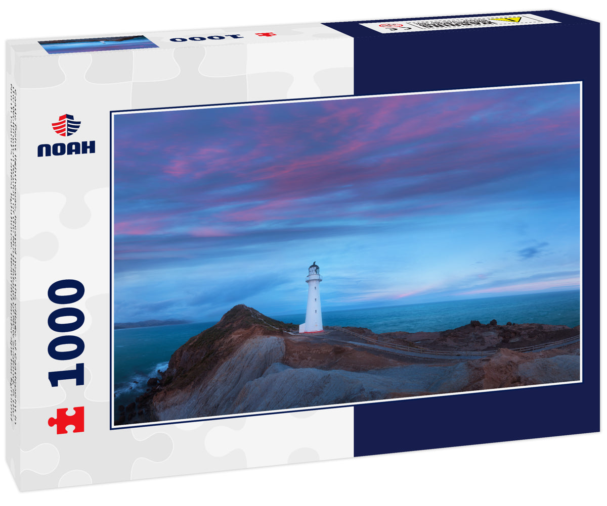 Castle Point lighthouse, located near the village of Castlepoint in the Wellington Region of the North Island of New Zealand, is the North Island's tallest lighthouse. Beautiful landscape background