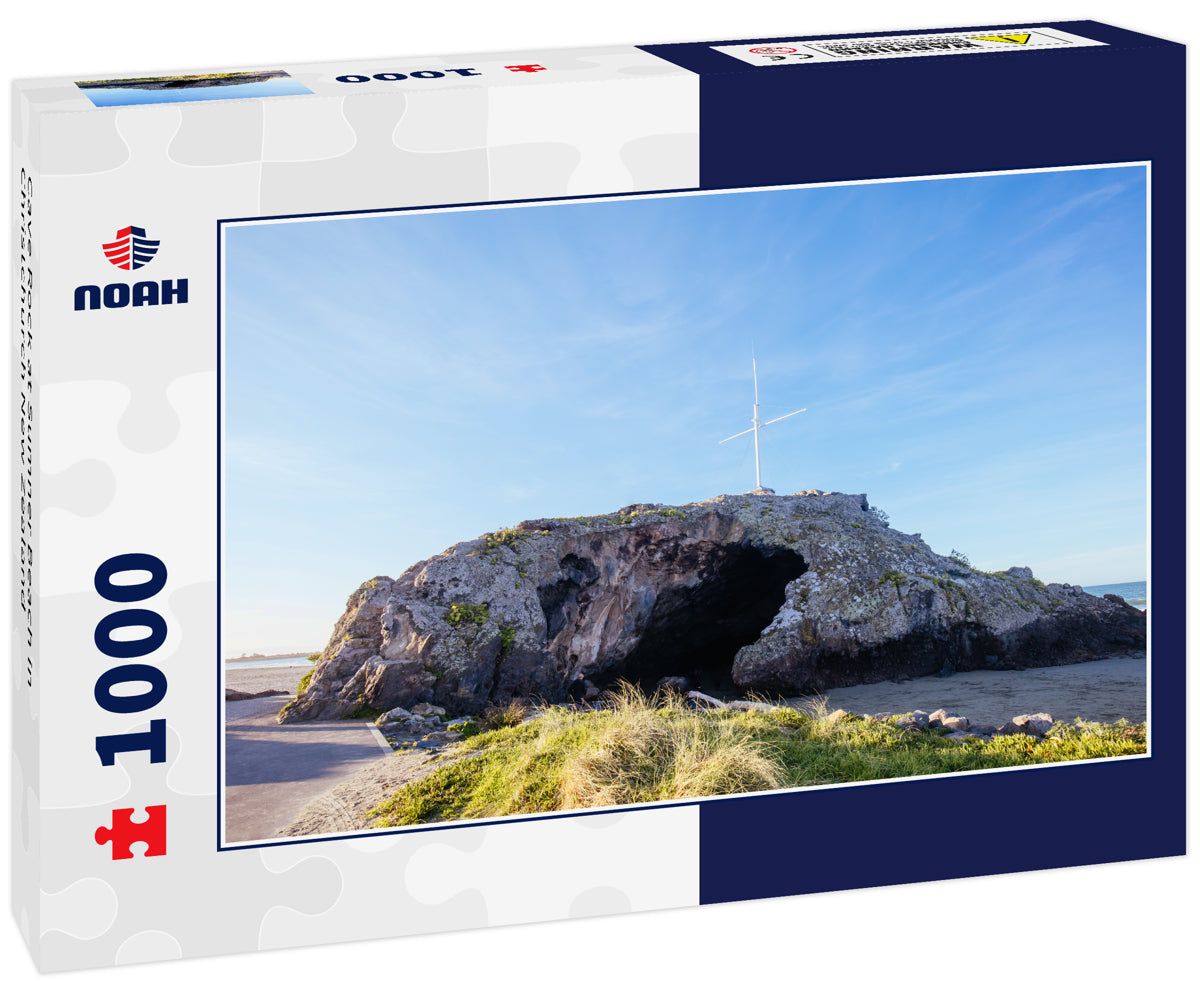 Cave Rock at Sumner Beach in Christchurch New Zealand