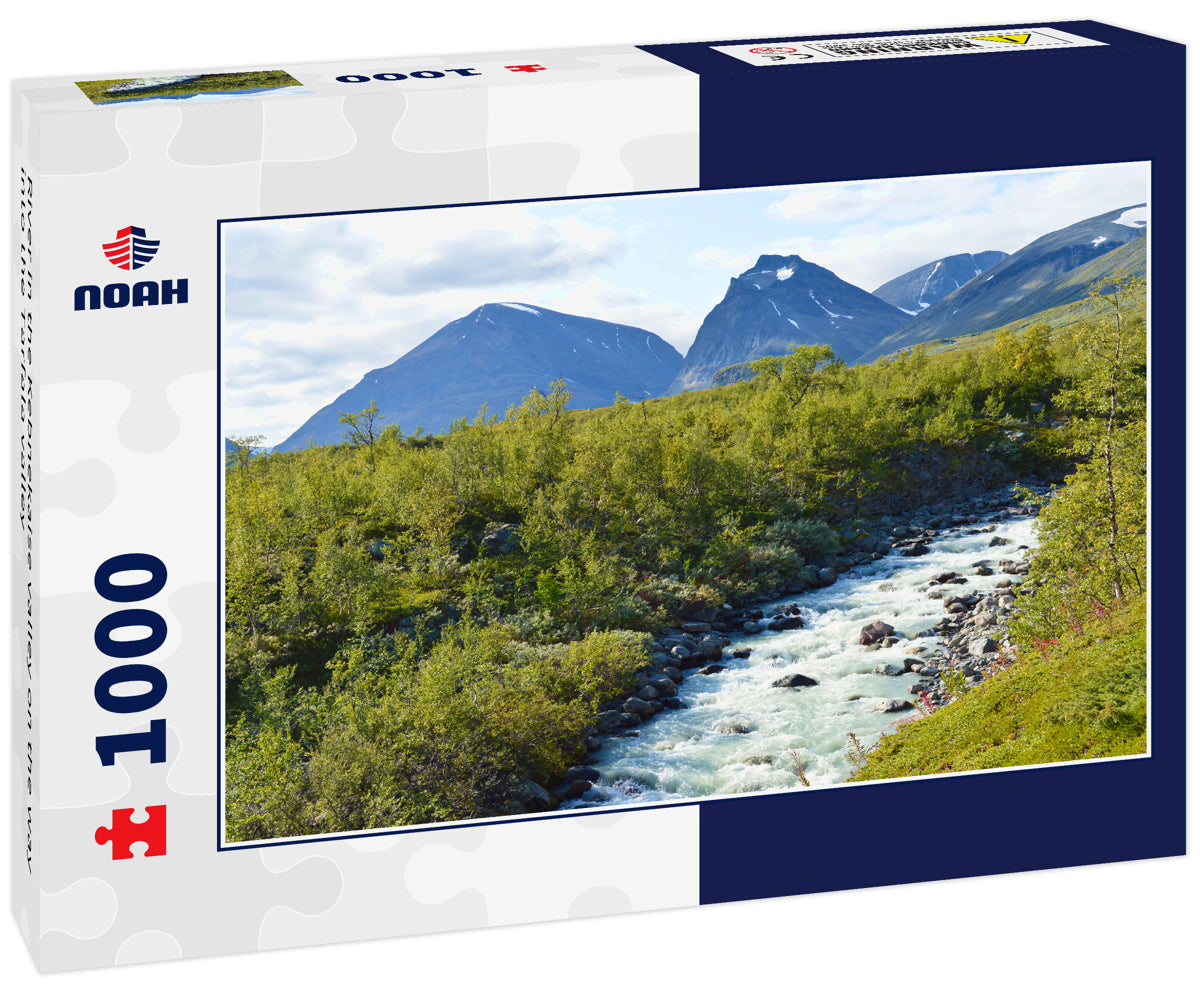 River in the Kebnekaise valley on the way into the Tarfala valley