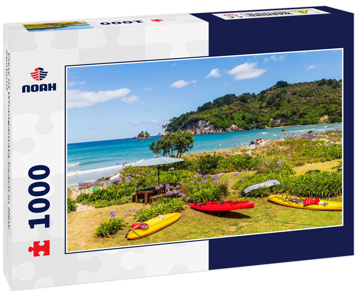 View of Whangamata beach in New Zealand