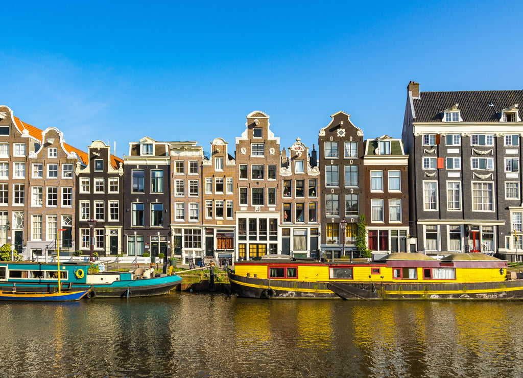 Canal houses of Amsterdam City Center