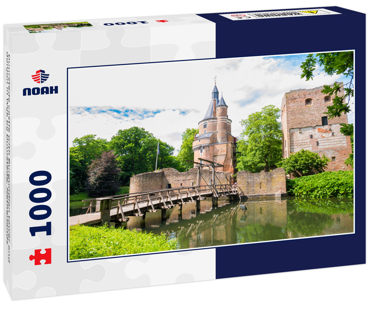 Duurstede castle with Burgundian tower and donjon in Wijk bij Duurstede, Netherlands