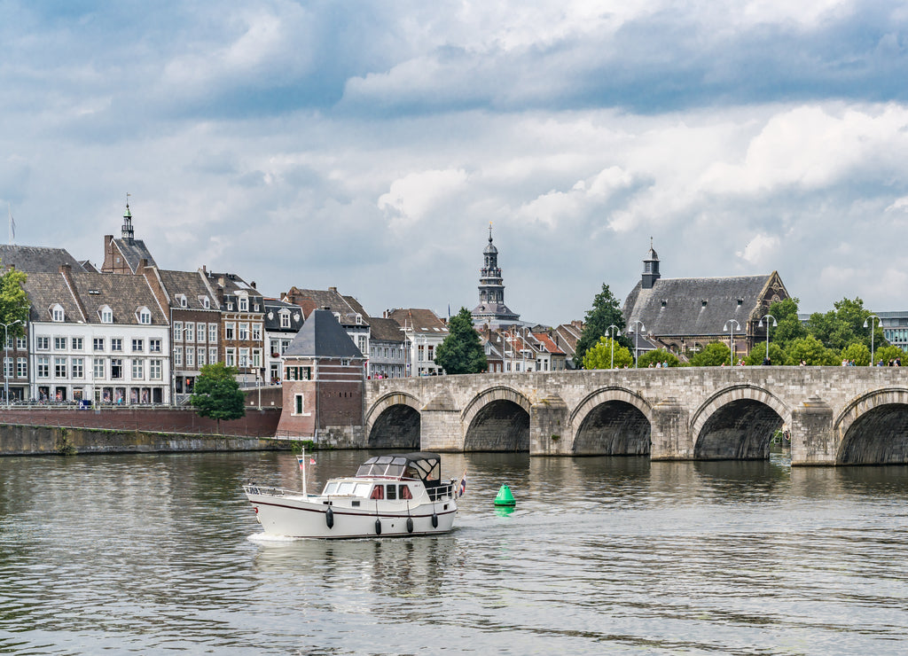 Maastricht riverside beautiful view