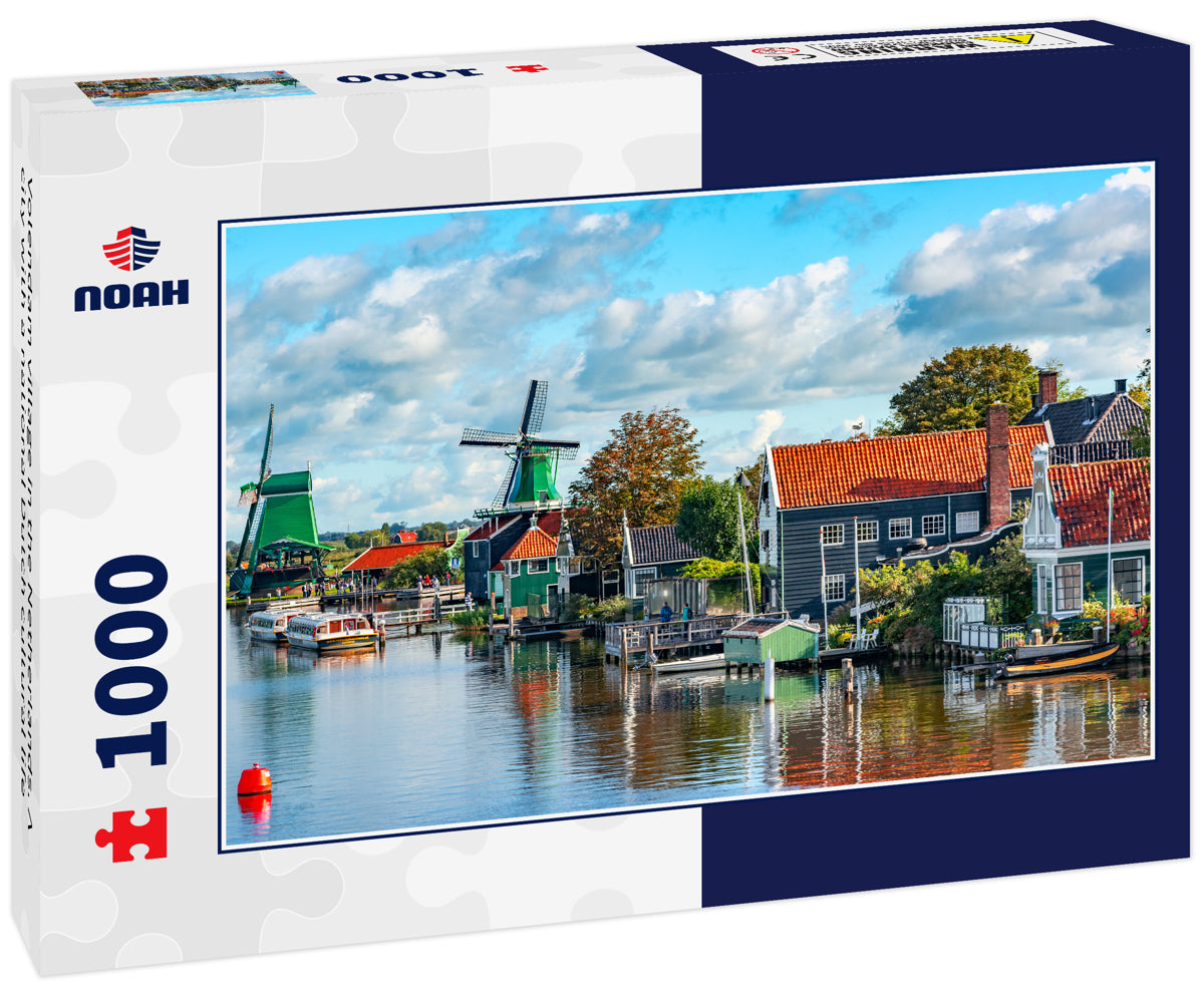 Volendam village in the Netherlands. A city with a national Dutch cultural life