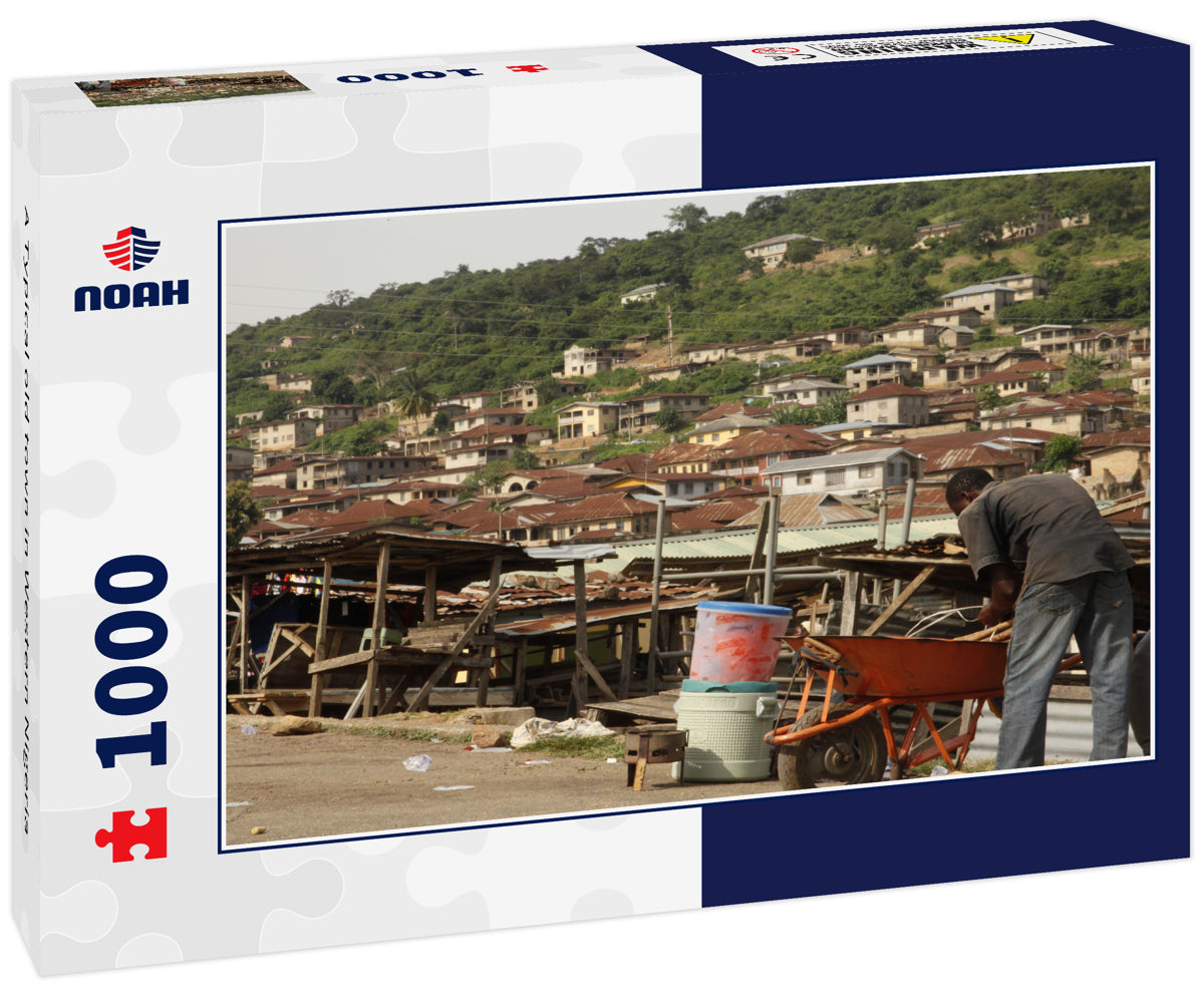 A Typical old town in Western Nigeria