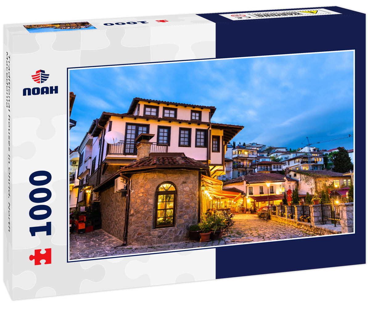 Traditional houses in Ohrid, North Macedonia