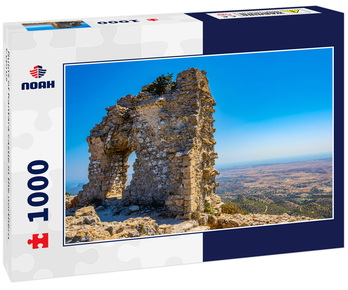 Ruins of Kantara castle in the northern Cyprus