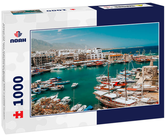 View of the harbour from the castle walls. Kyrenia, Northern Cyprus