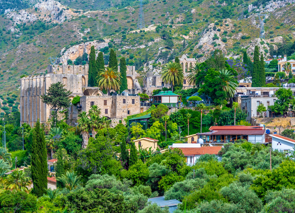 Bellapais Village view in Girne Town of Northern Cyprus