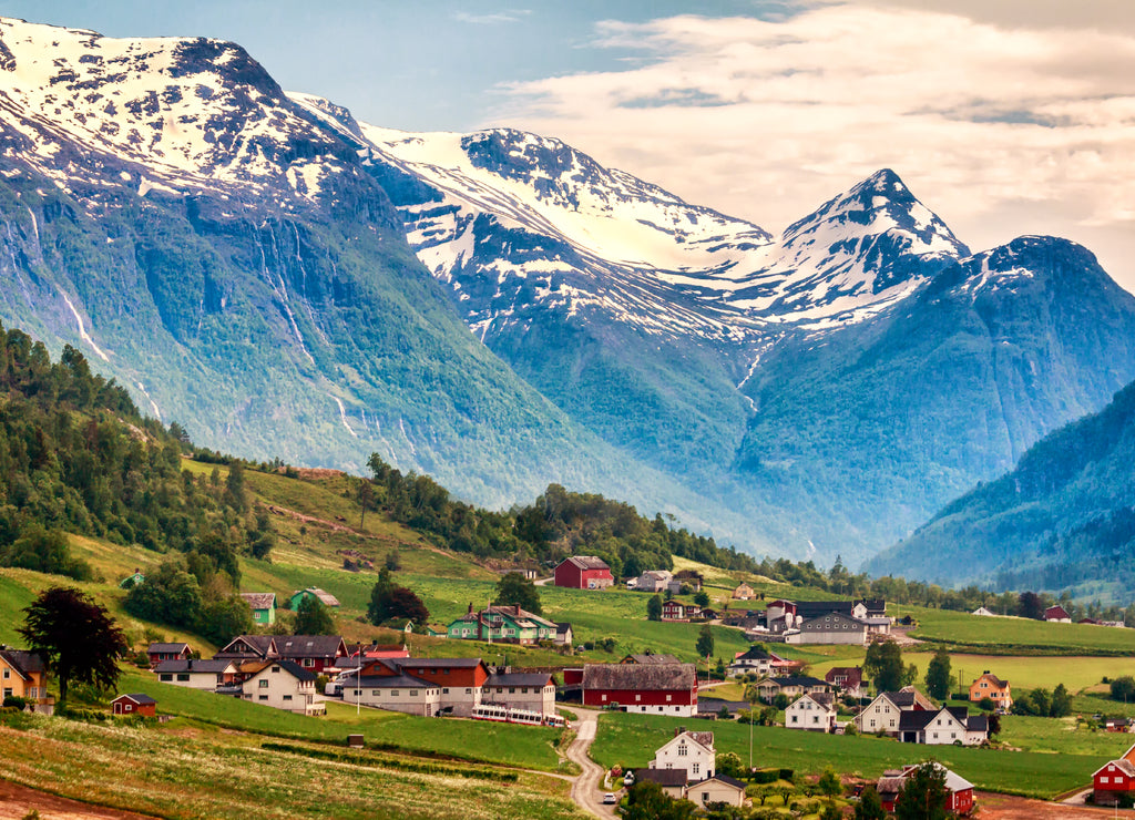 Olden Norway Mountain View