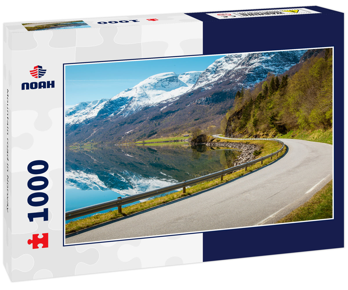 Mountain road in Norway
