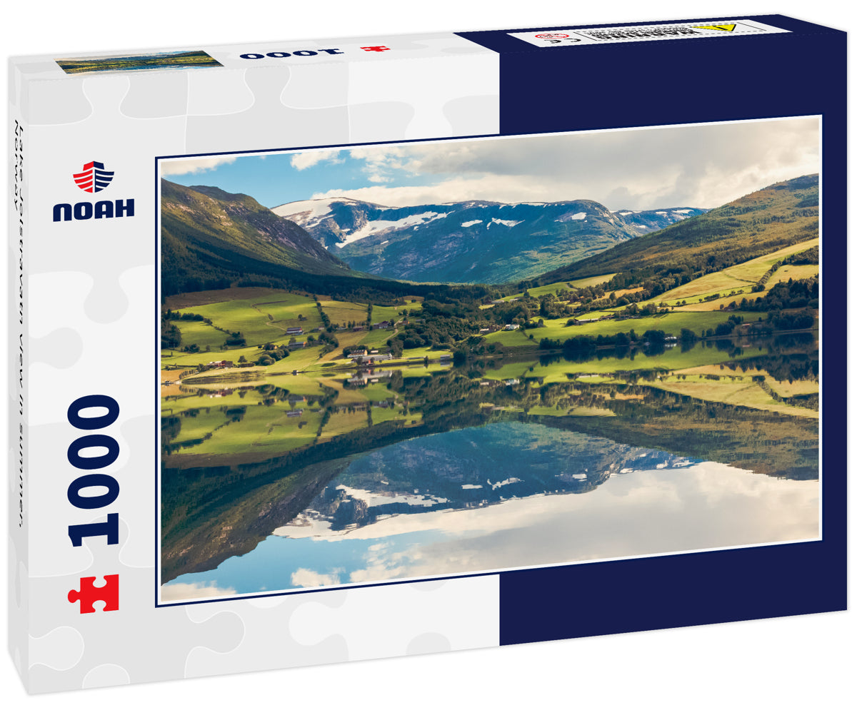 Lake Jolstravatn view in summer, Norway