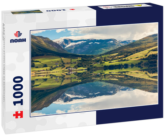 Lake Jolstravatn view in summer, Norway