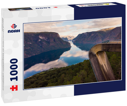 Fjord landscape at Stegastein viewpoint Norway