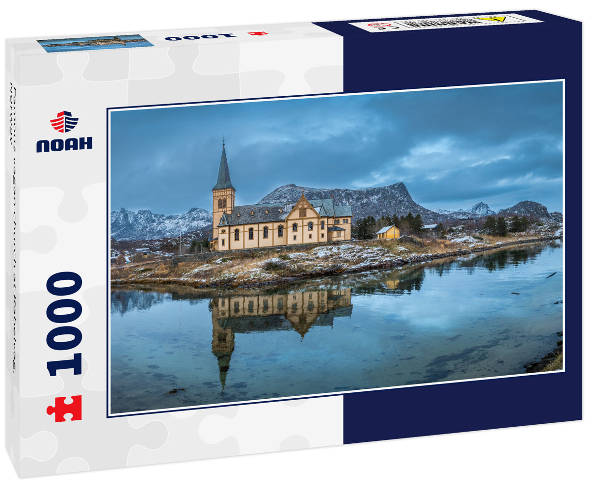 Famous vagan church at Kabelvag, Norway