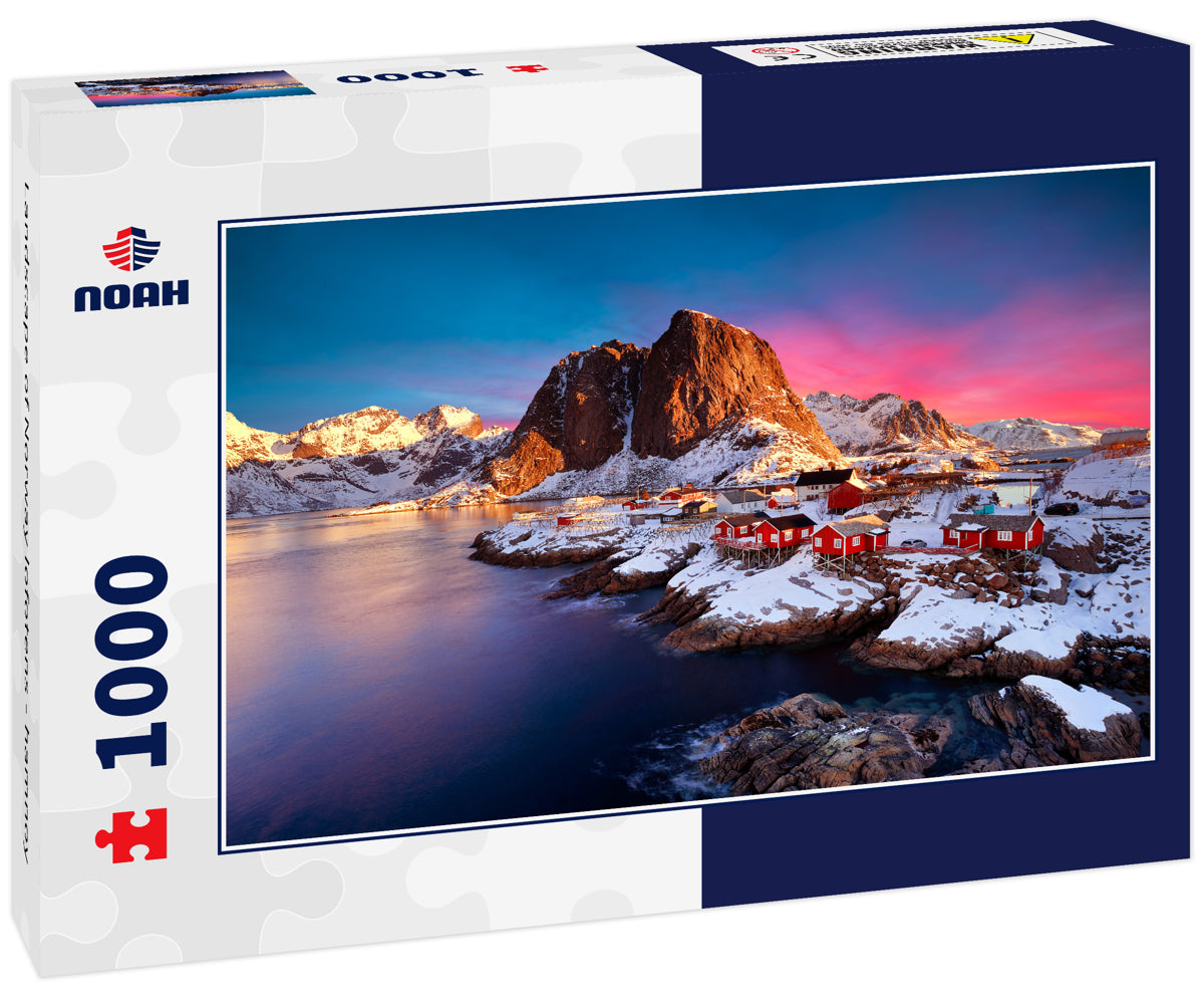 Landscape of Norway lofotens - hamnoy