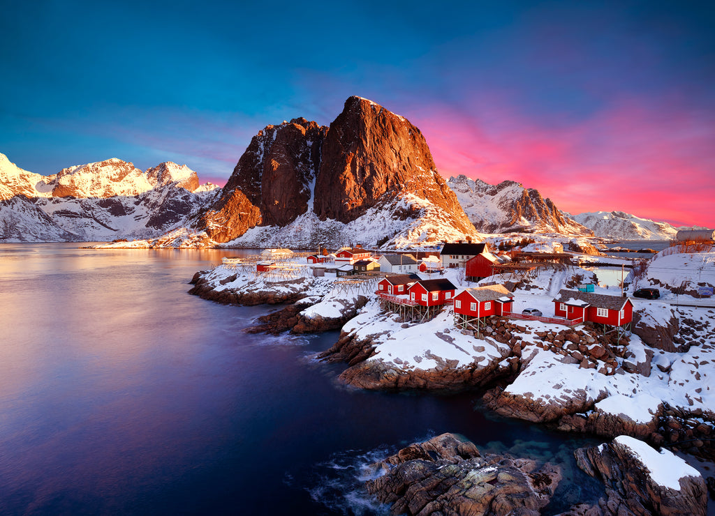 Landscape of Norway lofotens - hamnoy