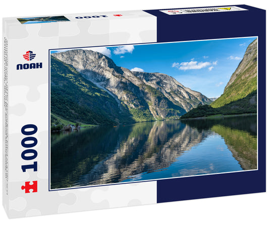 Stunning views of the Naeroyfjord, listed as a UNESCO World Heritage Site in the Aurland Municipality in Vestland county, Norway