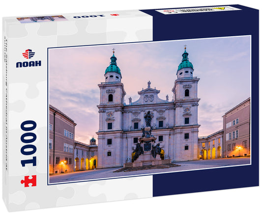 The Salzburg Cathedral in Austria at sunrise