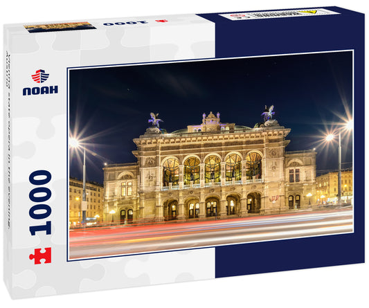 Vienna state opera in the evening. Austria