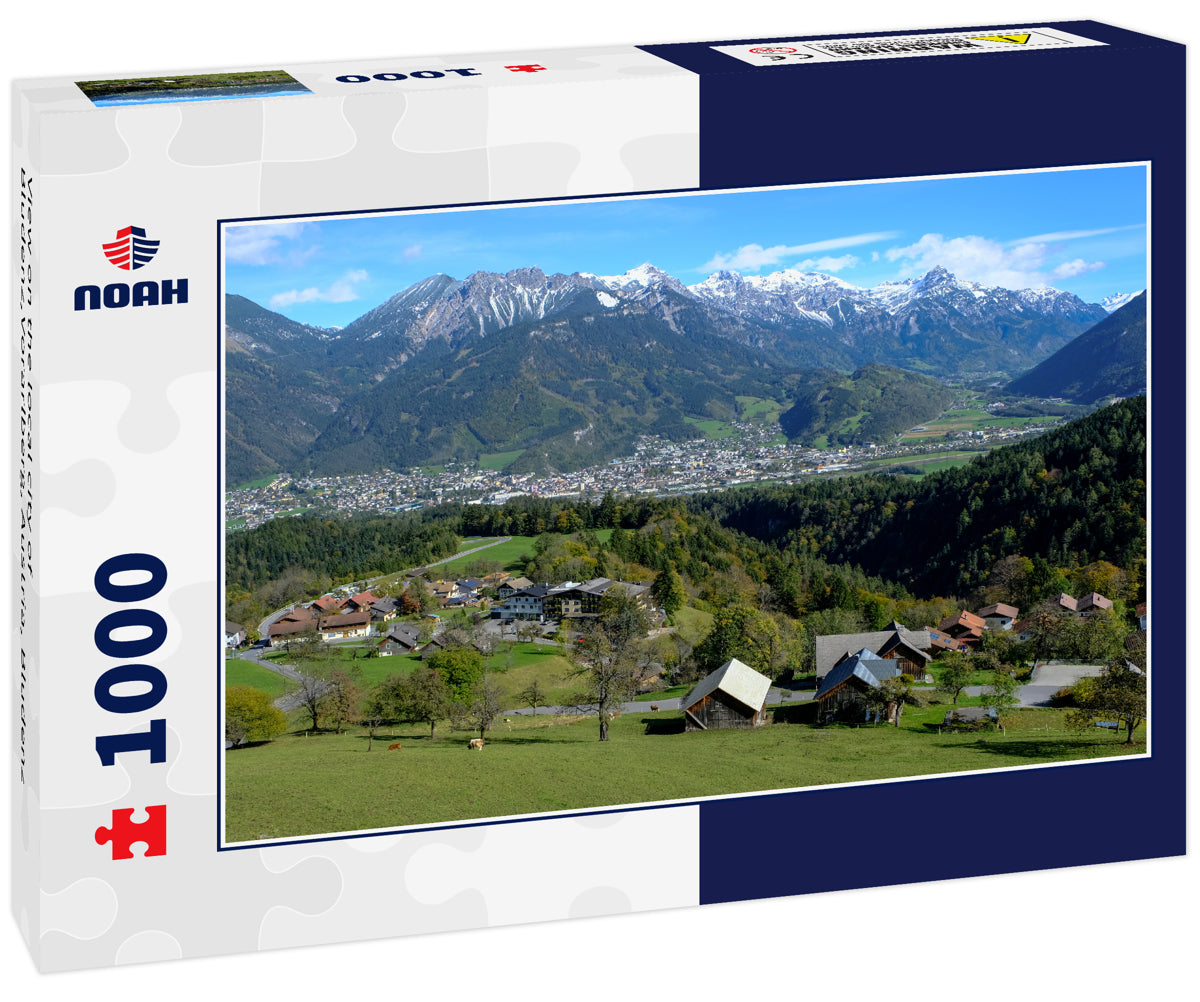 View on the local city of Bludenz,Vorarlberg, Austria, Bludenz