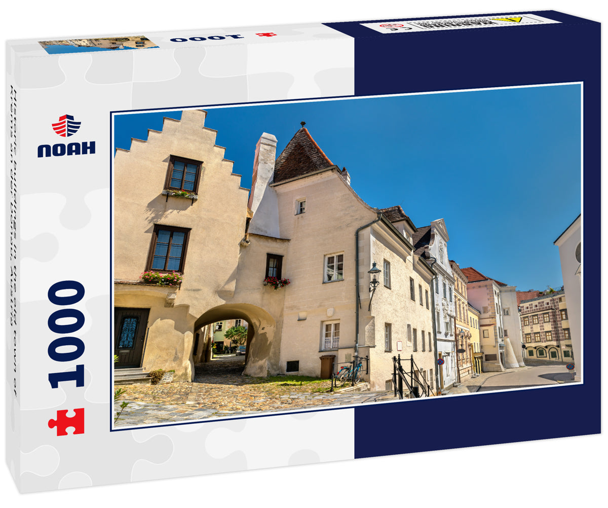 Historic buildings in the old town of Krems an der Donau, Austria