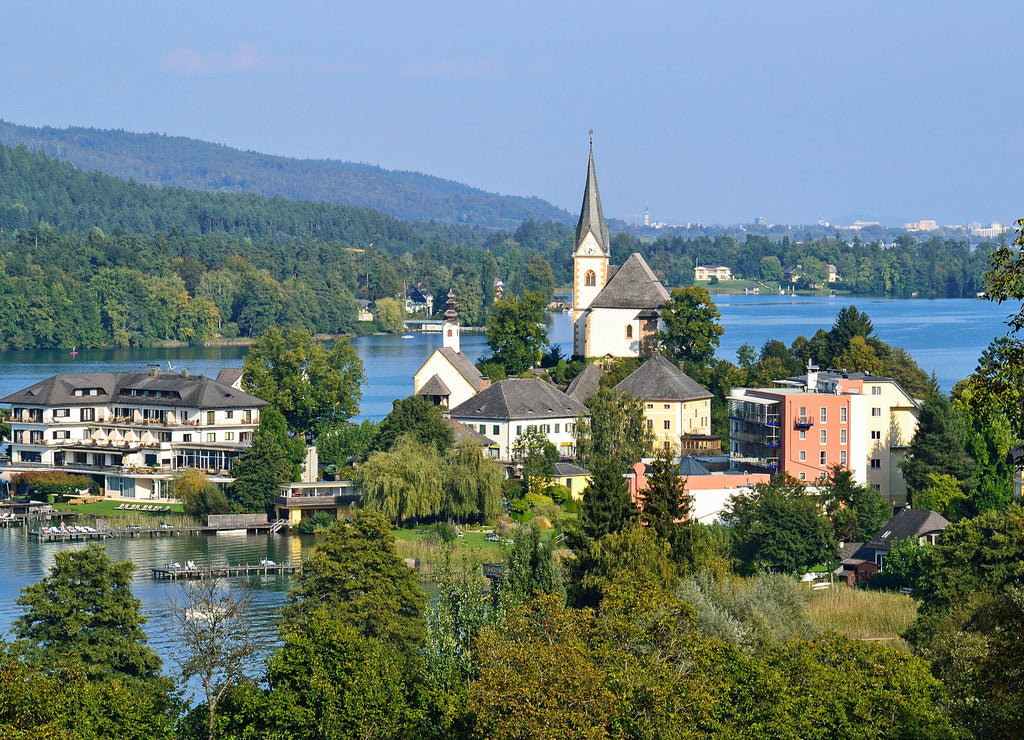 View of Maria Worth in Austria