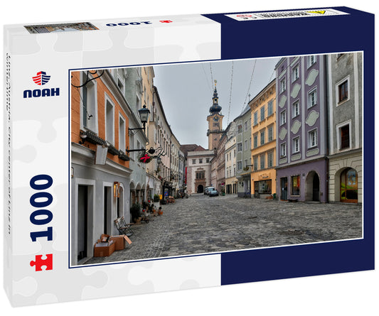 Linz, Austria. City center of Linz in wintertime