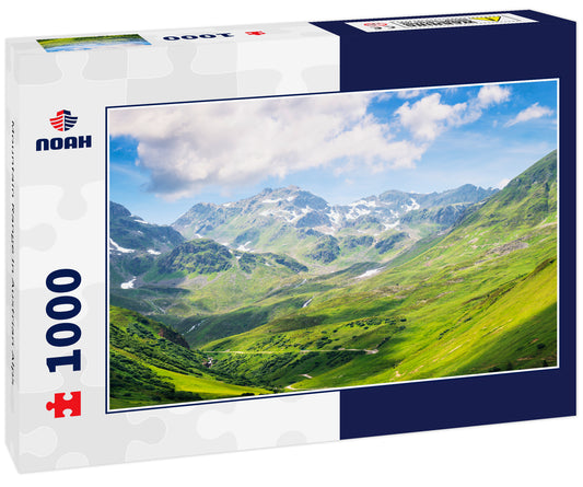 Mountain Range In Austrian Alps