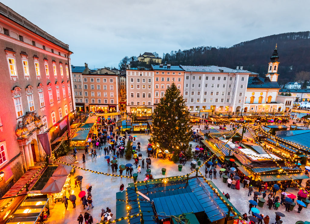 Salzburg, Austria - Christkindlmarkt, Christmas Market