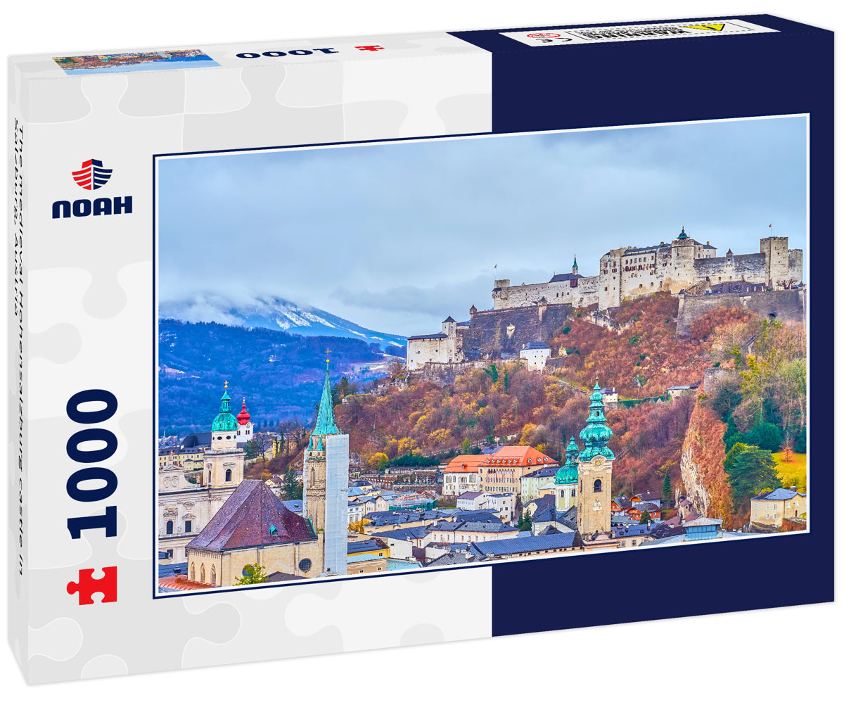 The medieval Hohensalzburg castle in Salzburg, Austria