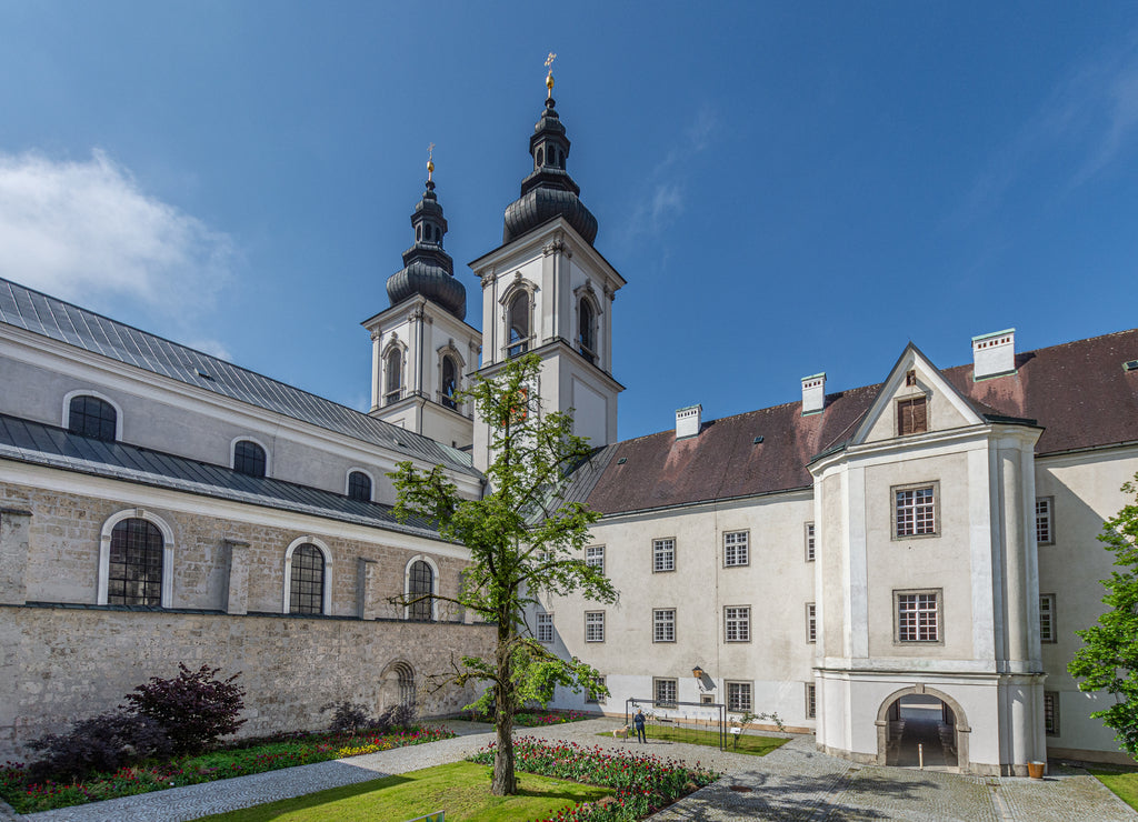 Impressions of the famous Monastery Kremsmuenster in Upper Austria