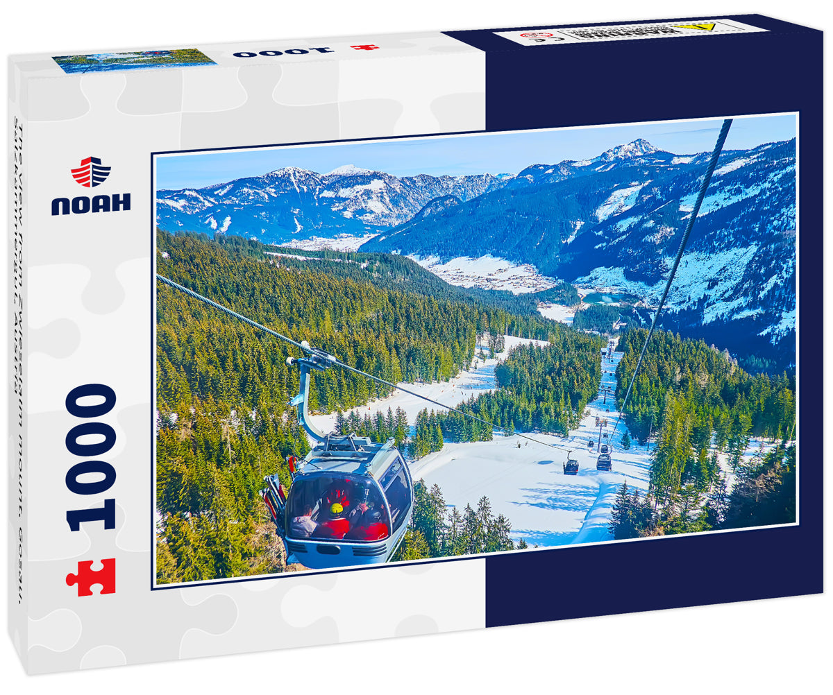 The view from Zwieselalm mount, Gosau, Salzkammergut, Austria