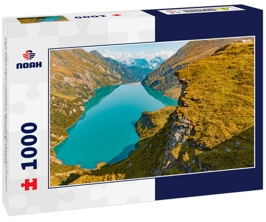 Beautiful alpine summer view at the famous Kaprun high mountain reservoirs, Salzburg, Austria