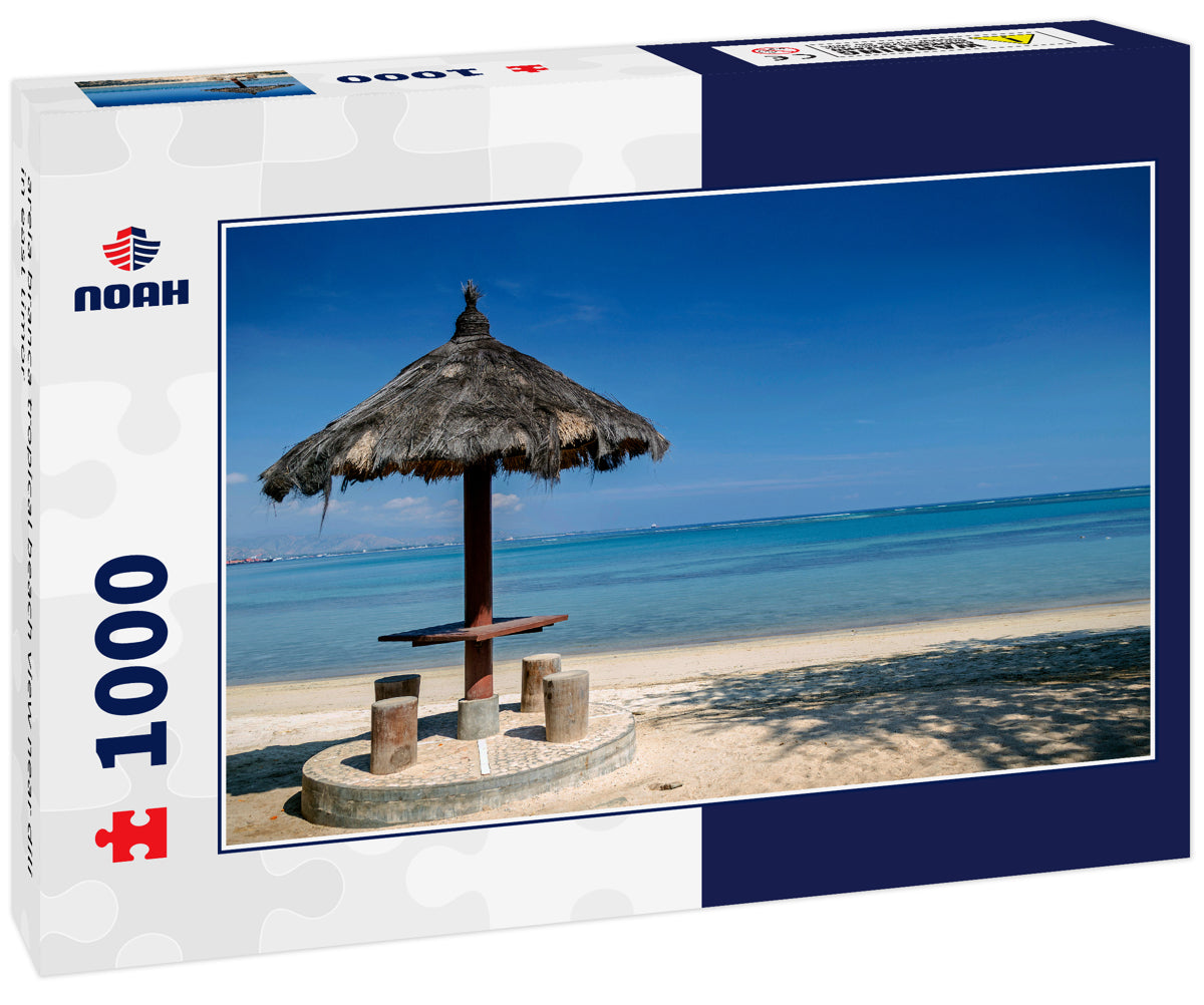 areia branca tropical beach view near dili in east timor