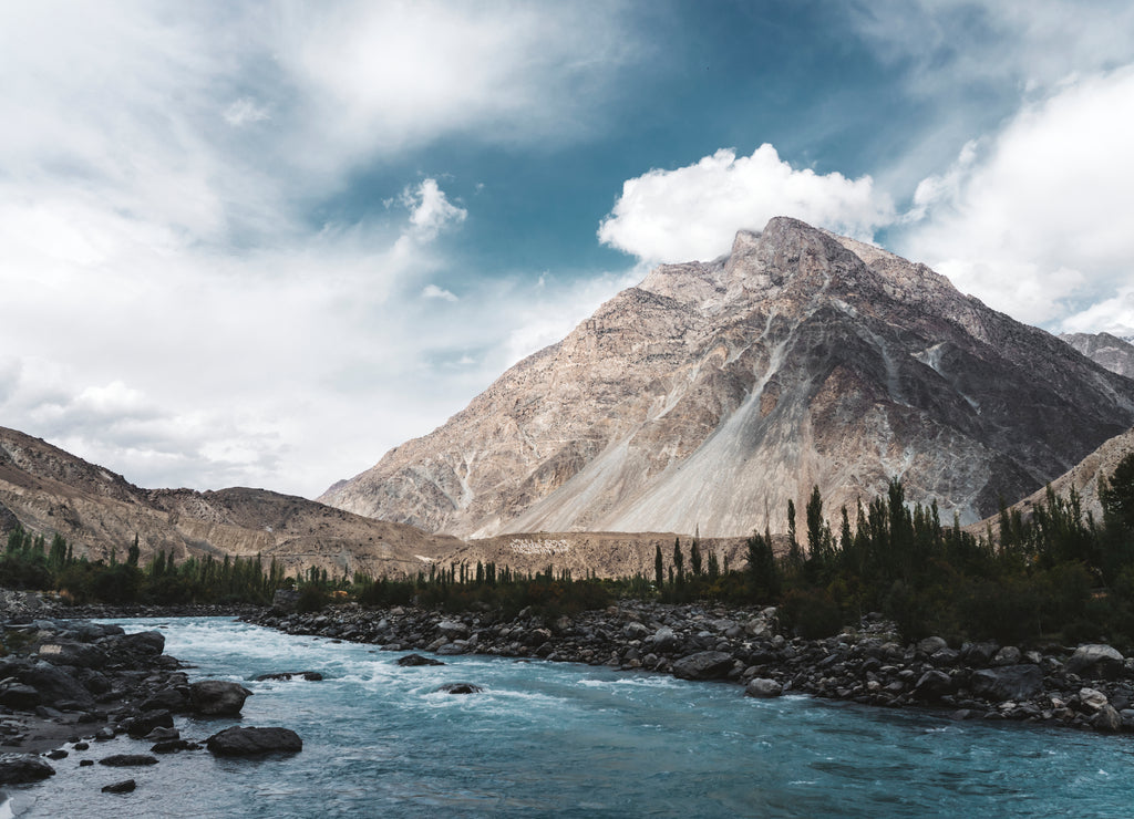 Beautiful Himalayas mountains in Pakistan