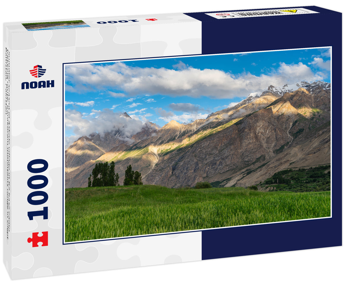 Summer season in Askole village in K2 base camp trekking route, Karakoram mountains range in Gilgit Baltistan, Pakistan