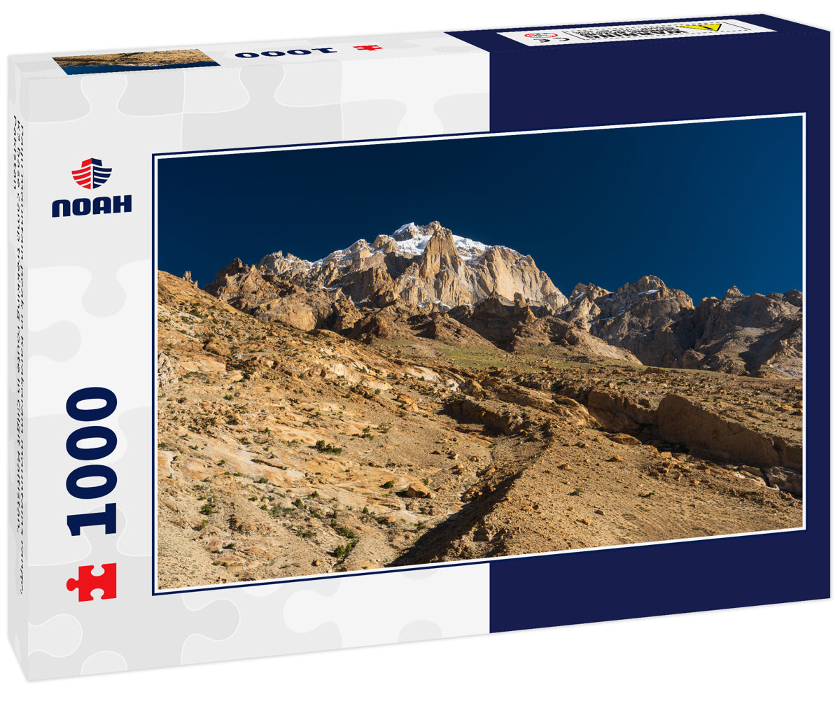 Paiju mountain peak in Karakoram mountains range, K2 base camp trekking route in Gilgit Baltistan, Pakistan