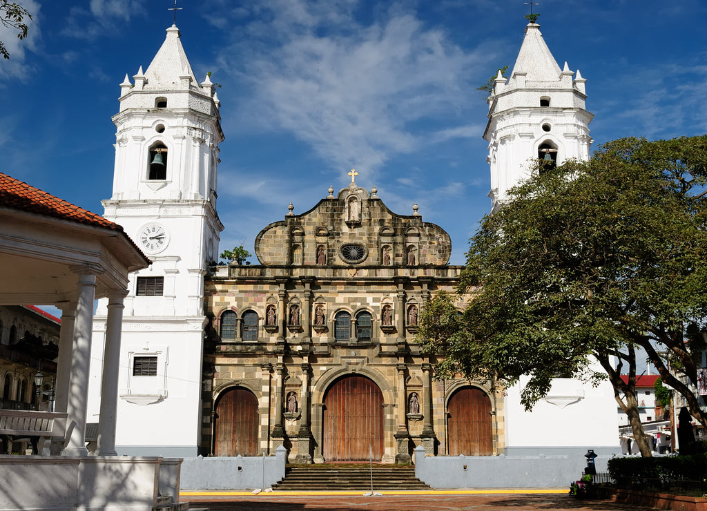 Panama, View on the colonial Panama city