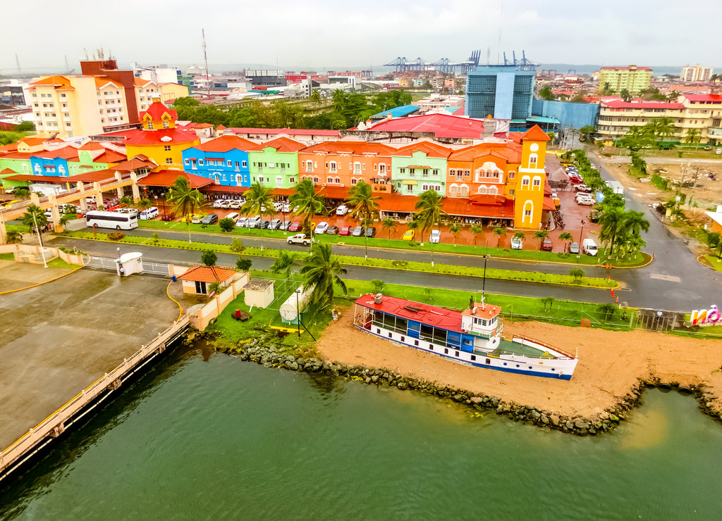 Colon is a sea port on the Caribbean Sea coast of Panama