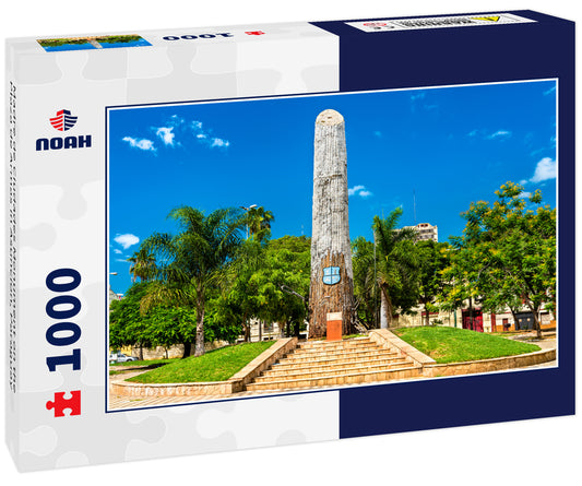 Madre de Ciudades Monument on the Plaza de Armas in Asuncion, Paraguay