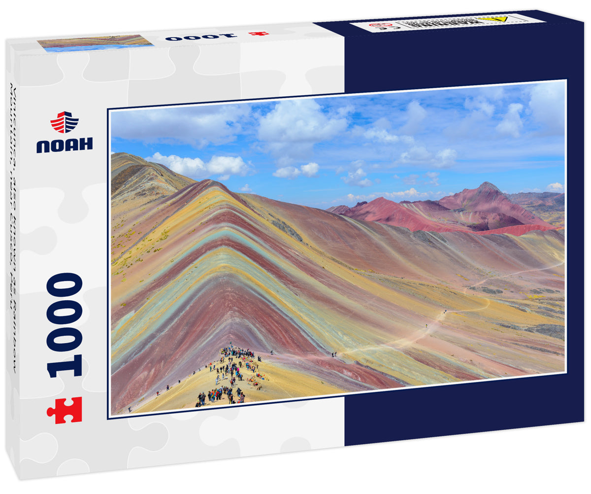 Vinicunca, also known as Rainbow Mountain, near Cusco, Peru