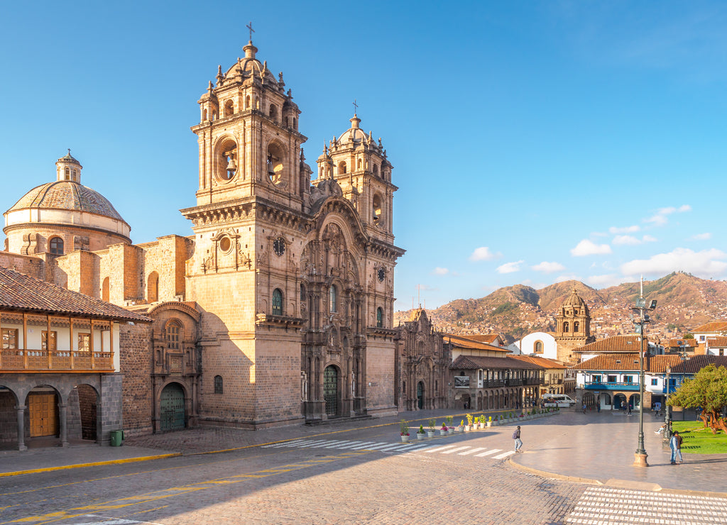 The Plaza de Armas in Cusco, the landmark of Peru