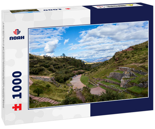 Tambomachay archaeological site associated with the Inca Empire, located near Cusco, Peru